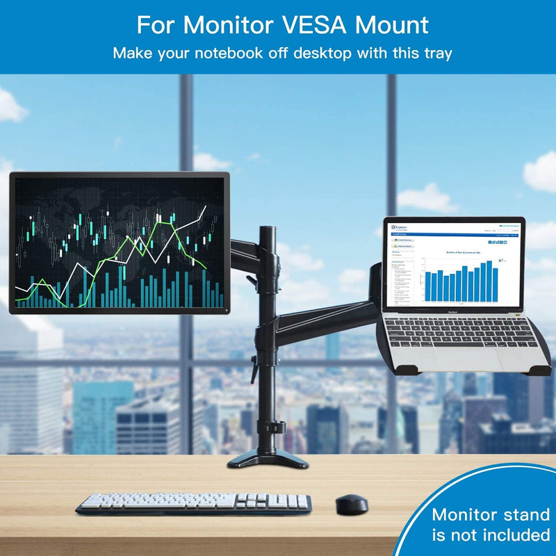 HUANUO Dual Monitor Stand&Laptop Tray