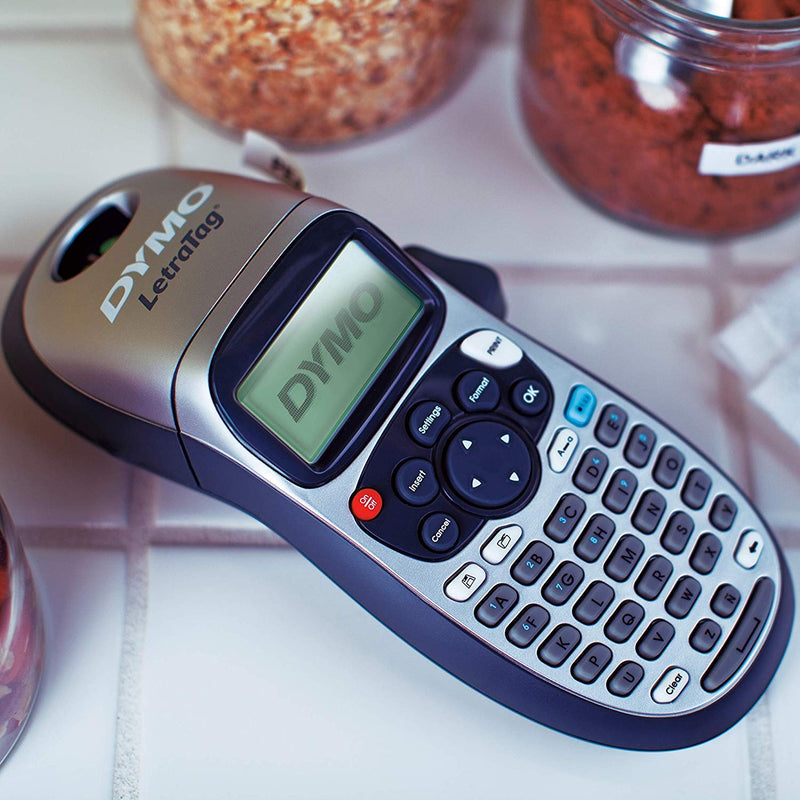 DYMO LetraTag LT-100H Handheld Label Maker for Office or Home (21455) Machine + 2 Tapes