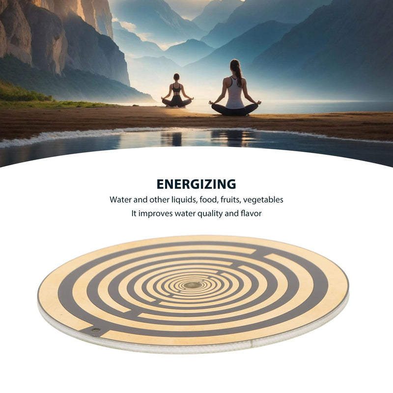 GOWENIC Polarizing Energy Disc, Reduces Negative Energy, EMF Radiation, Balances Energy Disc with Easy Operation, for Meditation, 3"