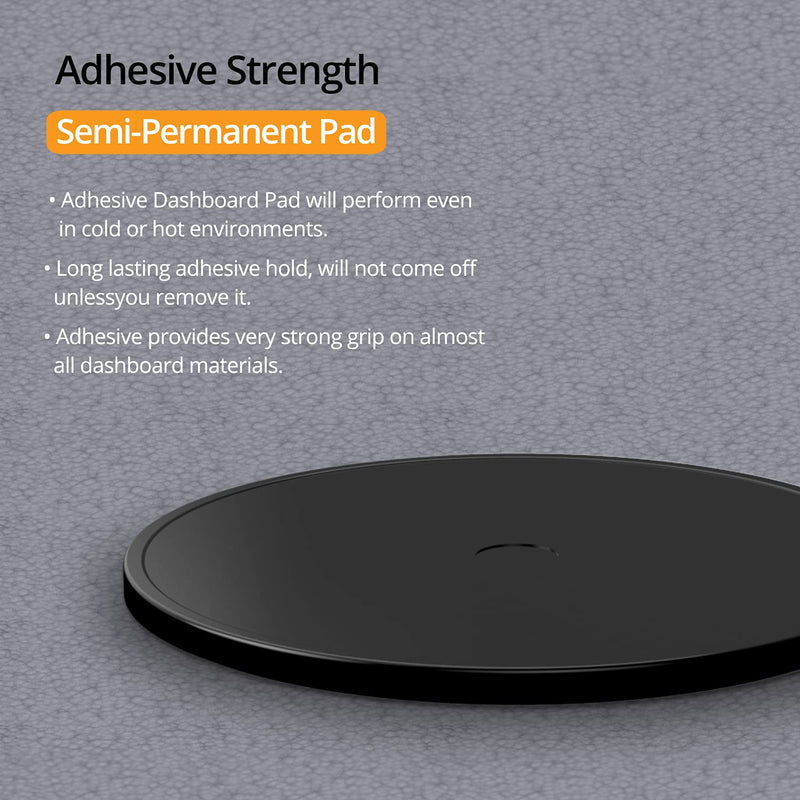 [AUSTRALIA] - iOttie Adhesive Dashboard Pad for Car Mounts Dashboard Pad, Black , 3.1"L 