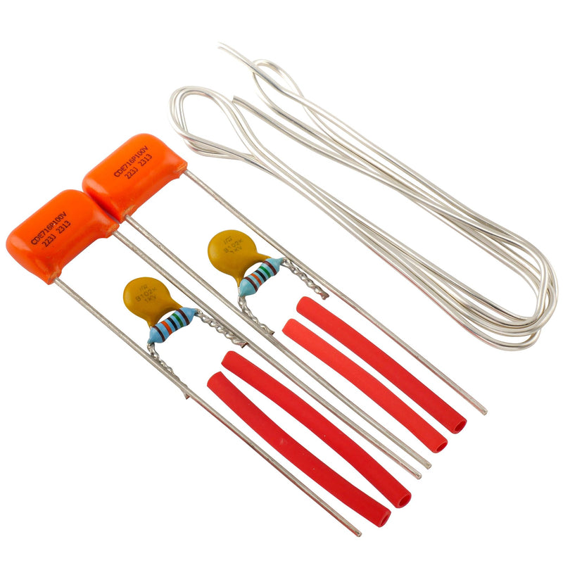 Musiclily Pro LP STD Modern 60s PLUS Treble Bleed DIY Wring Kit Upgrade for Epiphone LP Style Electric Guitar, Nickel Switch DIY Kits Modern 60s PLUS