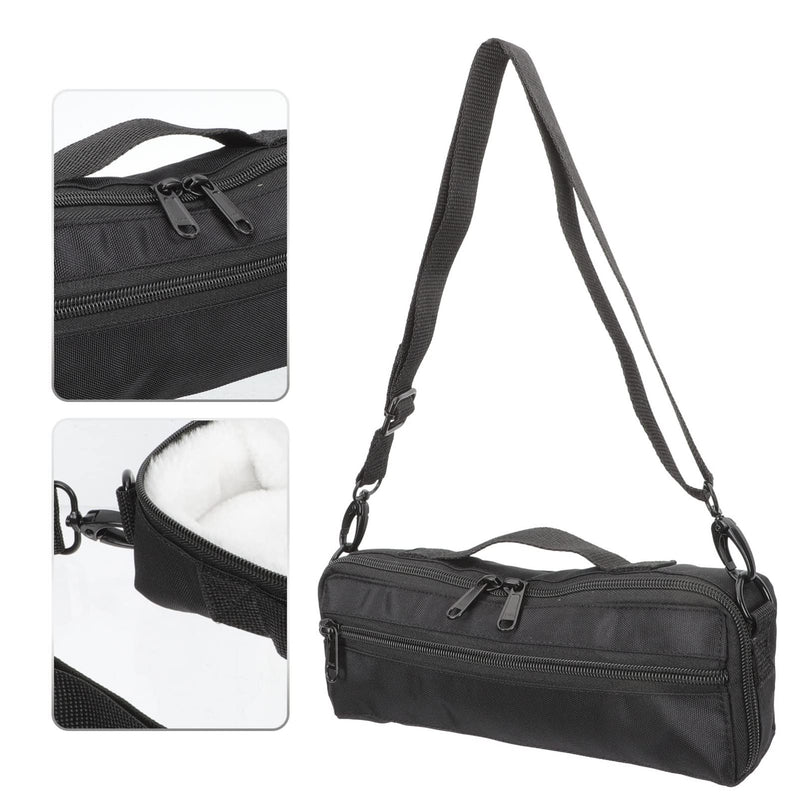 Piccolo Canvas Bag Piccolo Carrying Bag Musical Instrument Container Plush Piccolo Storage Bag Piccolo Instrument for Beginners Wind Instrument Bag Flute Case Cover Flute Case Flute Case