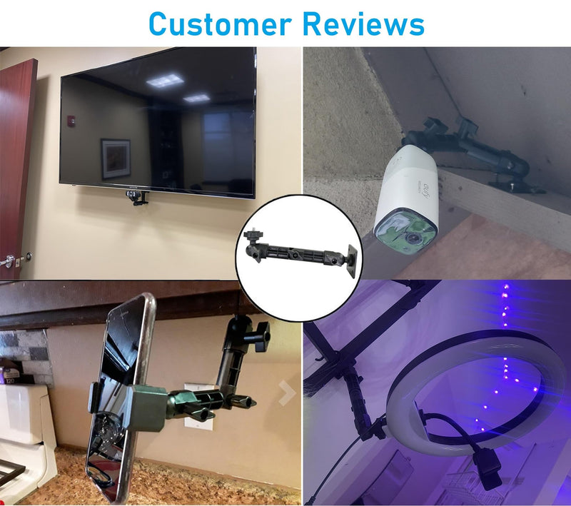 Phone Wall Mount Holder Bracket Compatible with iPhone 17 16 15 14 13 12,11,XR,X,Xr,9,8,8 Plus Pro Max 9 inches Length