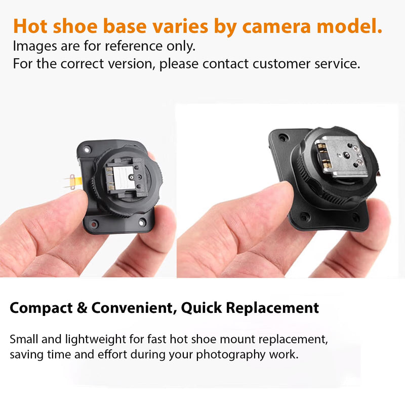 [AUSTRALIA] - Godox V100S Hot Shoe Replacement, Upgraded Metal Flash Speedlight Mounting Foot Repair Part for Sony Cameras V100S Hot Shoe For Sony 