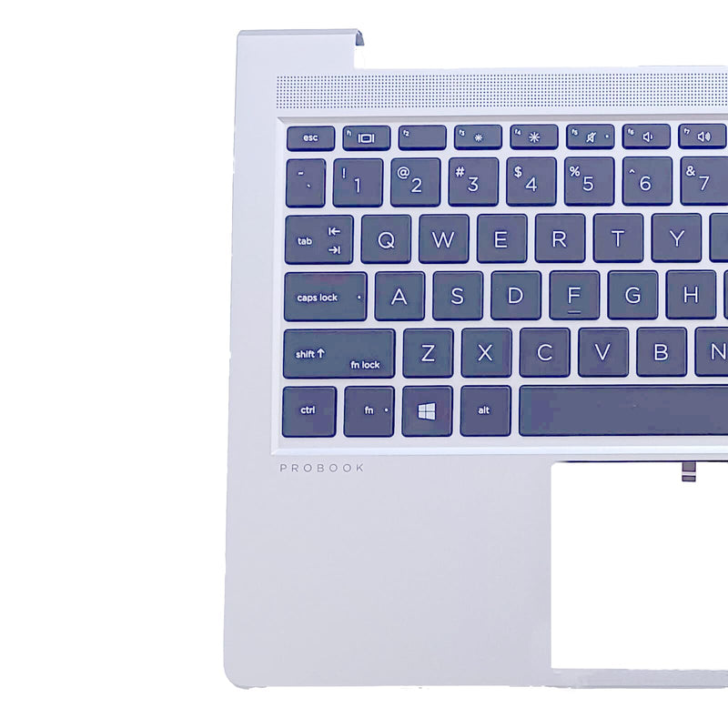 New Replacement for HP Probook 440 445 G9 G8 Laptop Upper Case Palmrest Keyboard Assembly Part N01286-001 N01287-001 M23770-001 M23769-001 Silver (Probook 440 445 G9 G8 Backlit Keyboard) Probook 440 445 G9 G8 Backlit Keyboard