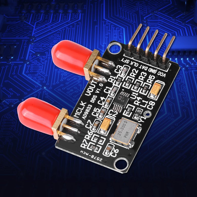 DDS Signal Generator Module AD9833 0MHz to 12.5MHz Square/Triangle/Sine Power Supply: 2.3V to 5.5V