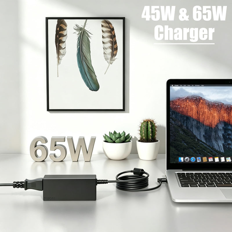 65W 45W Power Cord Fit for HP Laptop Charger Blue Tip 741727-001 721092-001 | for Pavilion X360 11 13 15 17 Stream 14 13 Computer Charging Cord HSTNN-DA40 719309-001, 19.5V 2.31A 3.33A