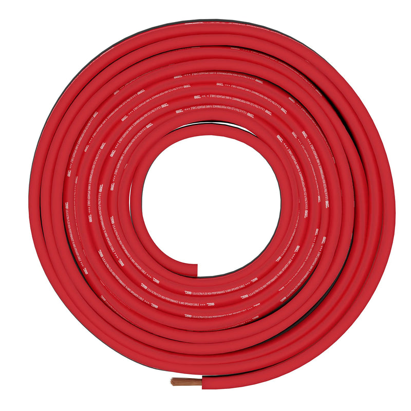 DS18 SW-18GA-100RB Ultra Flex Speaker Wire Red and Black 100FT - Speaker Cable for Audio Applications