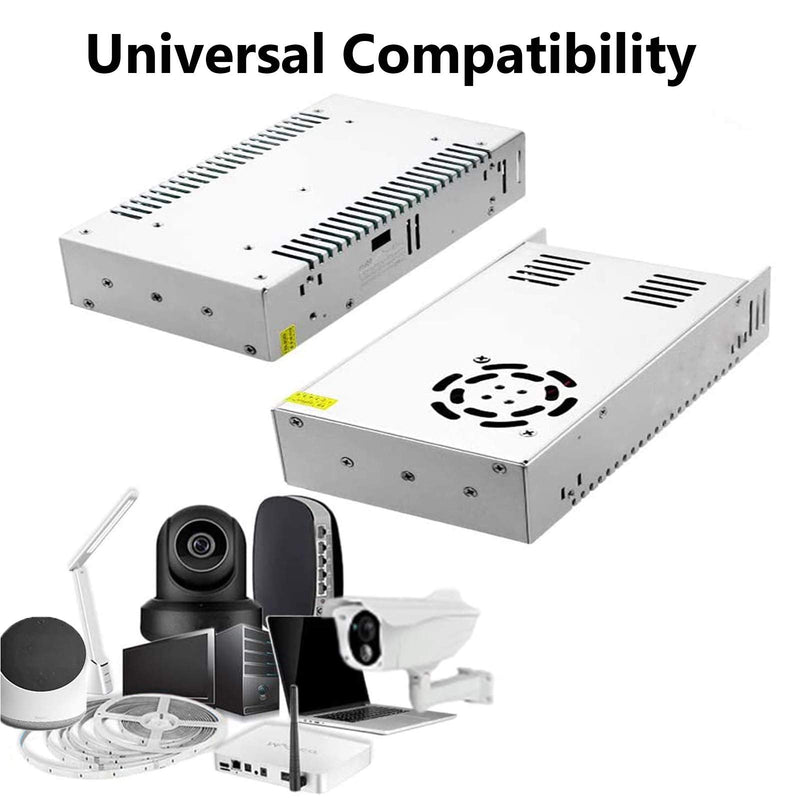 Power Supply Transformer Switching Power Supply DC 12 V 30 A 360 W Adapter Transformer Power Supply for CCTV, 3D Printer, Computer Project, LED Lighting Stripes and Industrial Systems