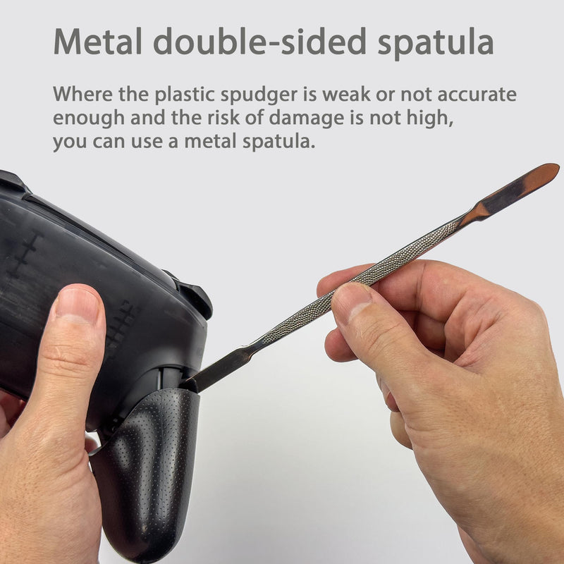 Metal Spudger Set for Disassembling and Repairing Laptop, Cell Phone, Game Console, Tablet, Drone 4-in-1