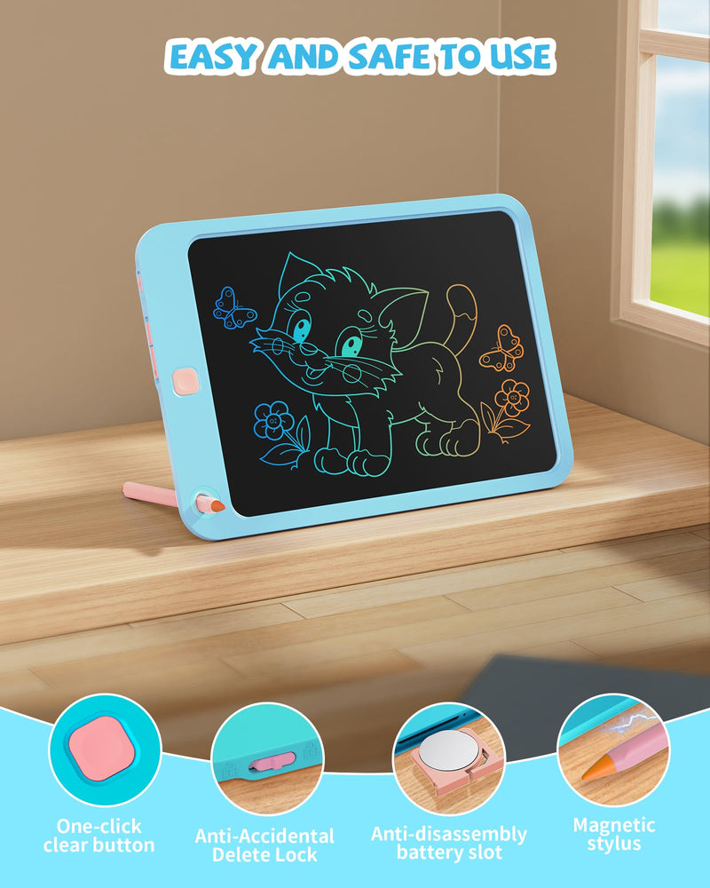 LCD Writing Tablet 10 Inch(Blue+Lake Blue)