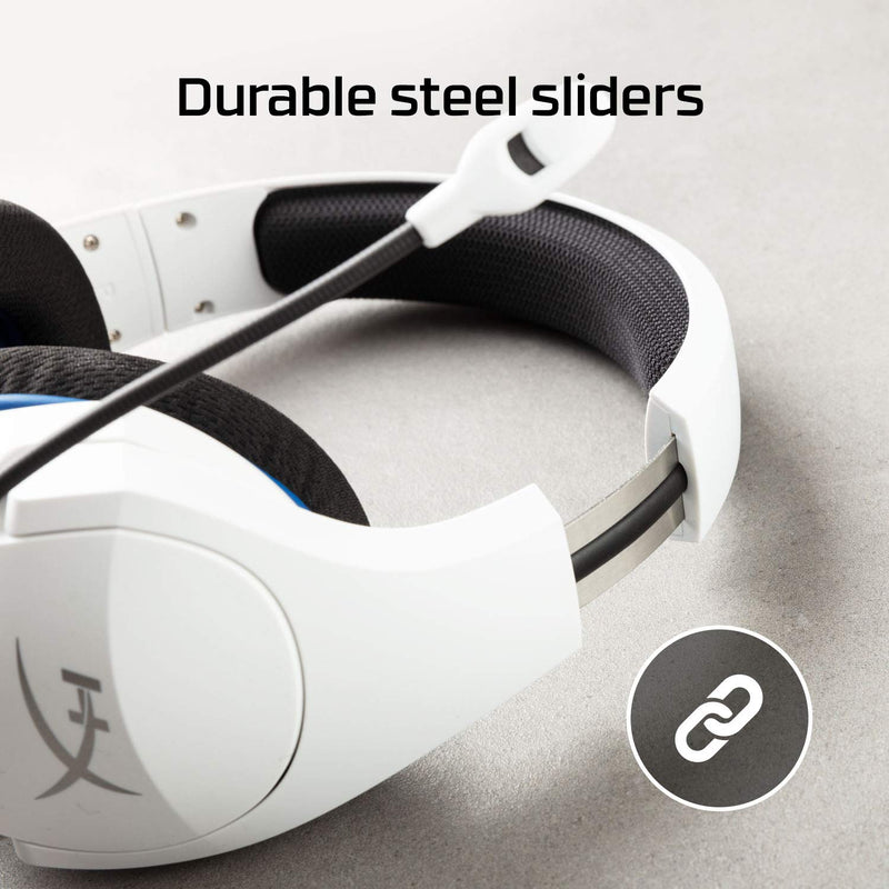 [AUSTRALIA] - HyperX HHSS1C-KB-WT/G Cloud Stinger Core – Wireless Gaming Headset, for PS4, PS5, PC, Lightweight, Durable Steel Sliders, Noise-Cancelling Microphone - White 