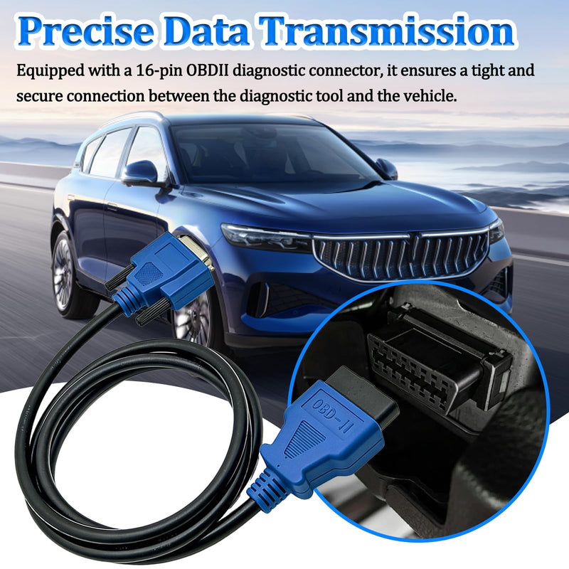 OBD2 OBDII J1962 16-Pin to DB26 Female Cable Adapter Fit for Nexiq USB Link 2 USB Link 3 Fit for J1962 Vehicles