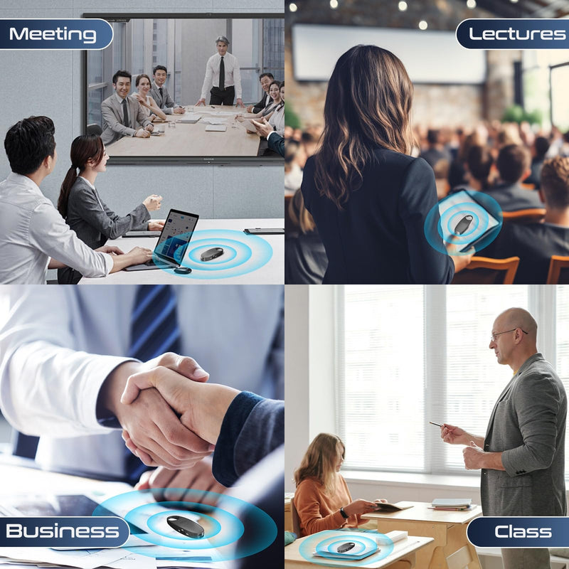 128GB (1600 Hour) Digital Voice Activated Recorder with Playback, 4-in-1 Mini Magnetic Keychain Audio Recorder with AI Noise Cancelling, Small Voice Device for Lectures, Meetings Black - 128 GB