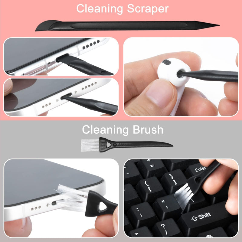 [AUSTRALIA] - 2 Pack Screen Cleaner Spray and Wipe for Laptop Monitor and Car Screens, Phone Touchscreen Mist Cleaning Kit for Cellphone, Tablet, PC, Computer, LCD, Eyeglass, iPhone, iPad, Mac Pro - Grey and Pink Grey, Pink 