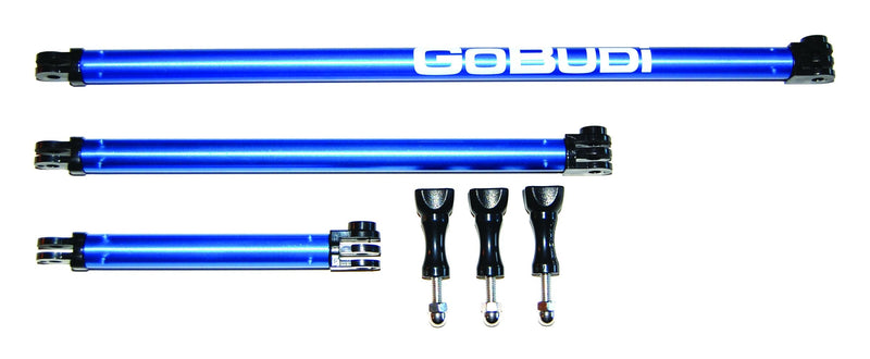 Extension Pole Set Compatible with All GoPro Hero Cameras, Includes Bolts (3 Fixed Set) 3 Fixed Set