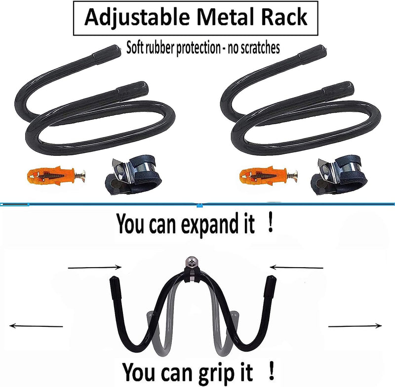 2 Pack Universal Flute Hanger - Flute Wall Mount Hook Stand Storage Flute Display Rack - Flat Wall Holder for all Flutes - Stand Accessories Home or Studio Wall - No Flute