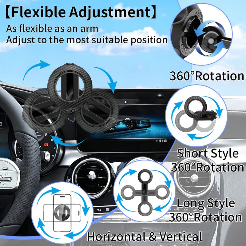 Car Phone Holder Mount for Mercedes Benz C-Class 2019-2021 / GLC 2020-2022 | [only for 10.25-Inch Screen] Accessories Magnetic Cellphone Stand, Cell Phones Navigation Charging Cradles,for Magsafe Magnet for Benz C-Class 2019-2021,GLC 2020-2022 10.25-in