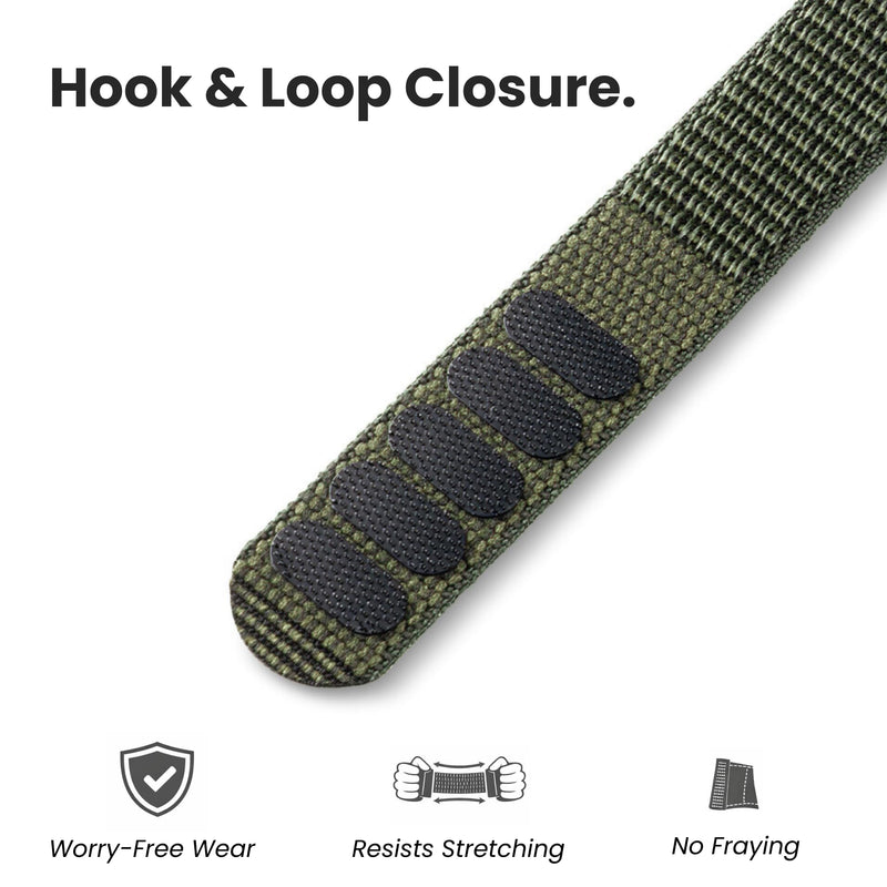 Herz P1 Smart Band + Green Strap – Fitness & Sleep Tracking Wristband with Extra Adjustable Nylon Bands in Green Power, Long Battery Life, Activity & Rest Monitoring, Splash Resistant, App Connected