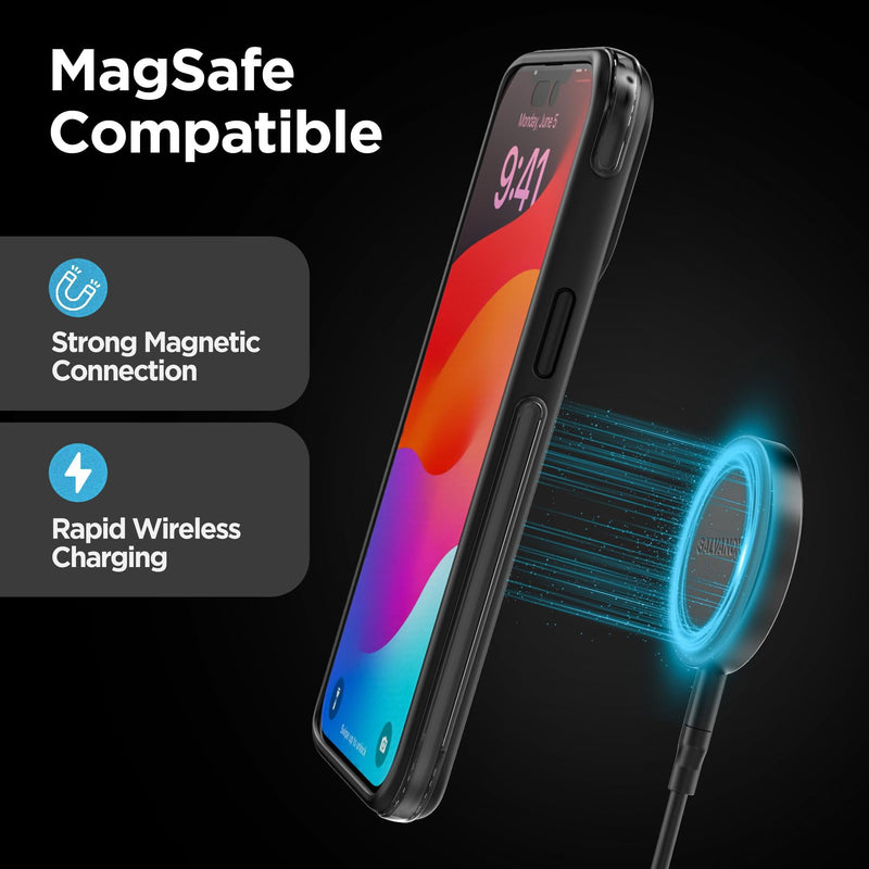 Galvanox Magnetic Wireless Charger for Samsung, 25W Fast Charging Pad with 30W PPS USB-C Wall Adapter, Removable USB-C Cable, LED Charging Indicator, Compatible with Galaxy S Series (10, Feet) 10 FT