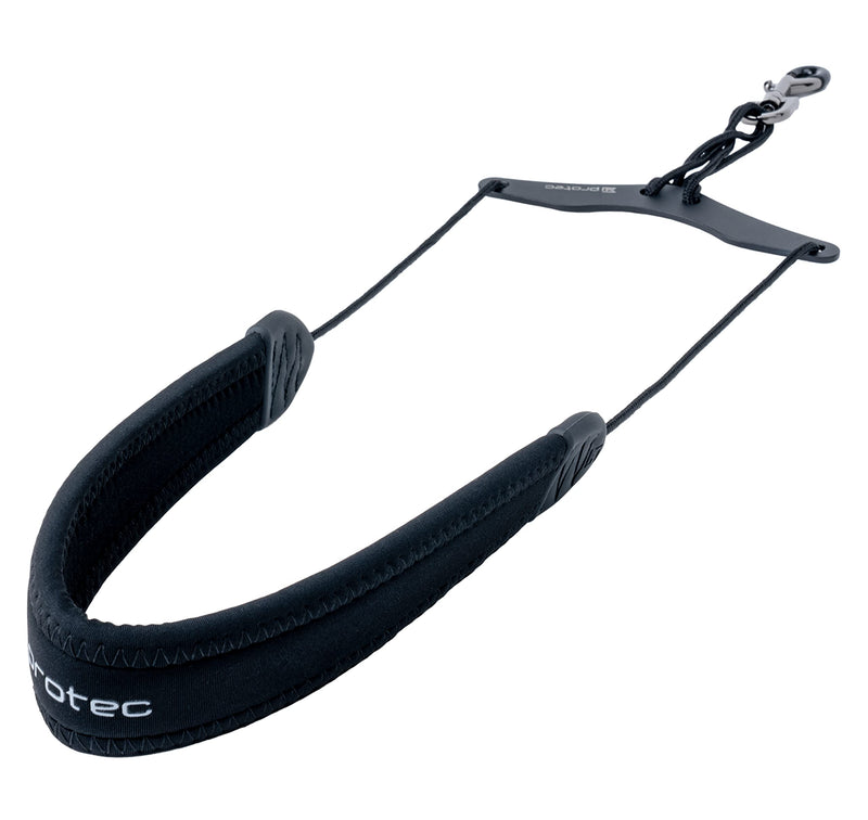Pro-Tec 22-Inch Neoprene Saxophone Neck Strap with Comfort Bar - Black (Model NB310M) Regular