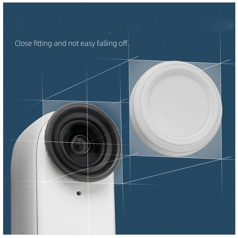 [AUSTRALIA] - GO 3S Silicone Lens Cover Cap, Anti-Scratch and Dust-Proof Lens Protective Cover Compatible for Insta360 GO 3S Thumb Camera Accessories 