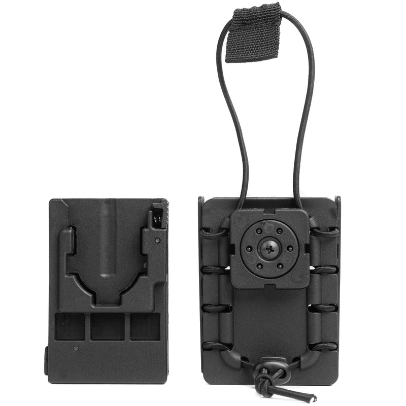 Polymer Radio Holster Molle Walkie Talkie Holder Tactical Duty Belt Radio Case Two Way Radio Pouch for Motorola APX 6000 MTS2000 Kenwood Hytera Baofeng(1 Pack) Polymer 1Pack