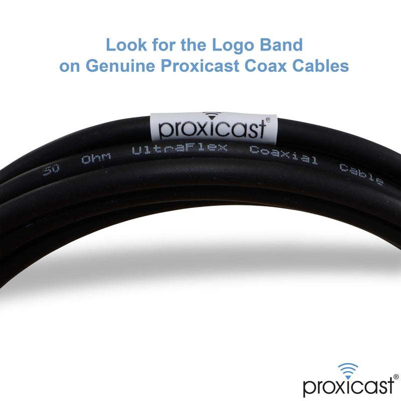 Proxicast 3 ft Ultra Flexible PL259 Male - N Male Low Loss Coax Cable Jumper Assembly for CB/UHF/VHF/Shortwave/HAM/Amateur Radio Equipment and Antennas - 50 Ohm (ANT-141-032-03) 3 foot