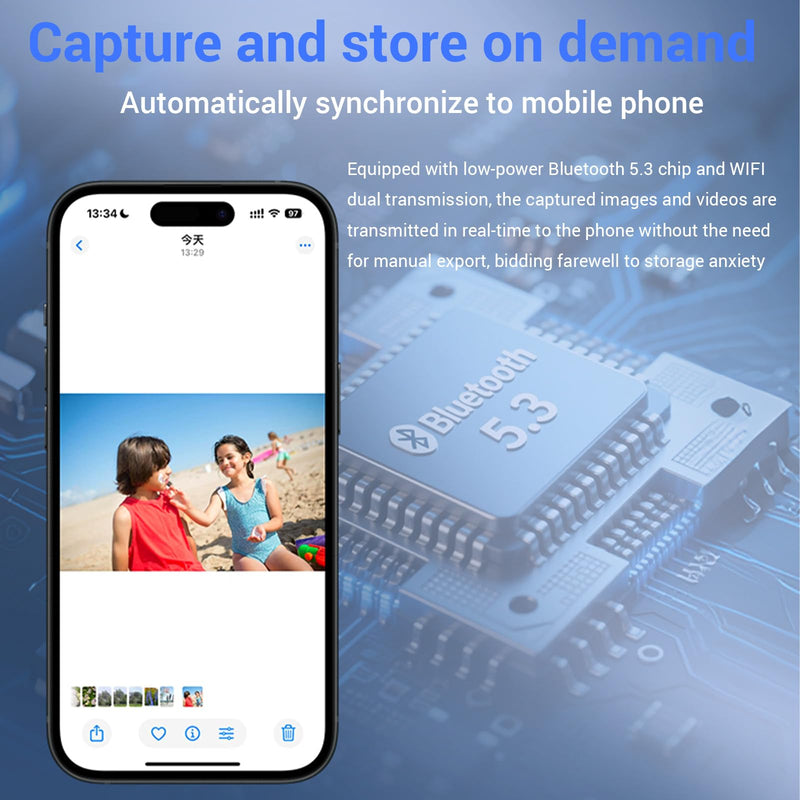 MEGREZ AI Smart Glasses with Camera, Hands‑Free Smart Sunglasses | 1080P video recording, real‑time translation, object recognition, audio music playback, ideal for travel, vlogging & meetings