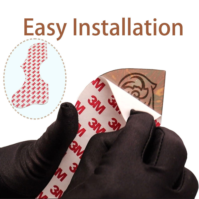 [AUSTRALIA] - Acoustic Guitar Pickguard 2.4mm Super Scratch-Resistant Tortoise Red |3M Adhesive No Drill Required Brown Red 