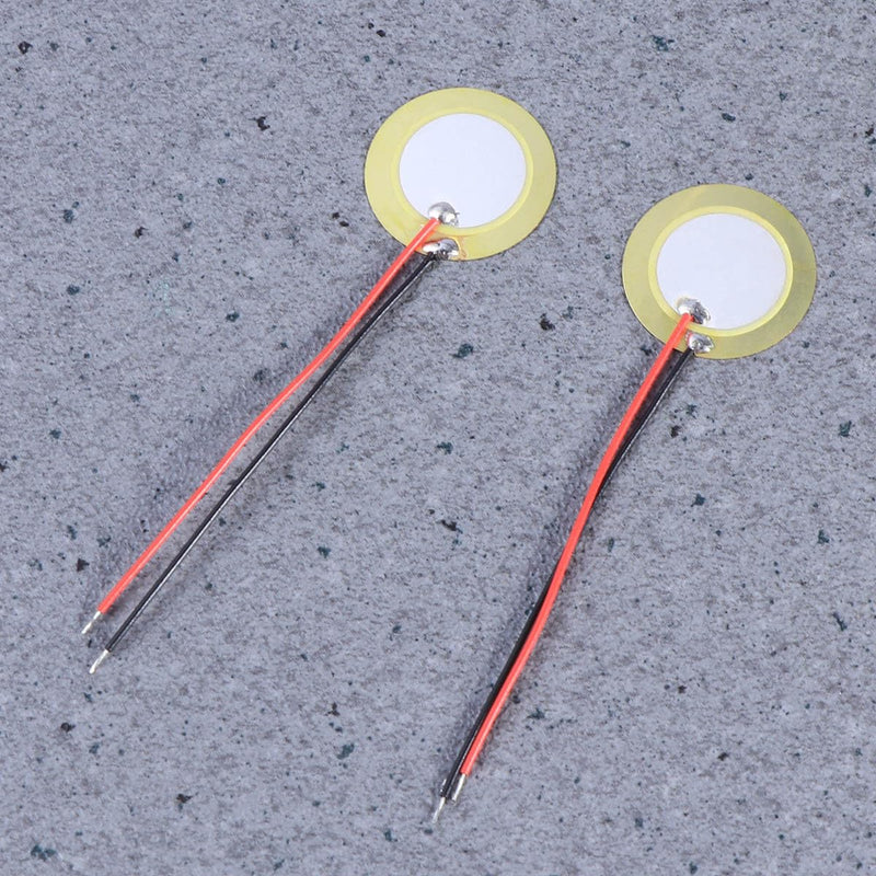 [AUSTRALIA] - Hemobllo Piezo Elements Buzzer, 20 mm Acoustic Pickup, Piezo Converter Element, Piezo Discs, Disc Pickups for Watches, Acoustic Guitar, Electronic Doorbell, Alarms, Pack of 20 