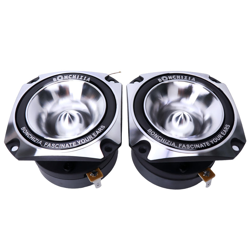 Super tweeters, Bullet Tweeters for Car Audio, 1 inch Tweeters, Speakers Car Audio, High Compression Titanium Super Bullet Tweeter with Crossover Capacitor (Pair) Loudspeakers