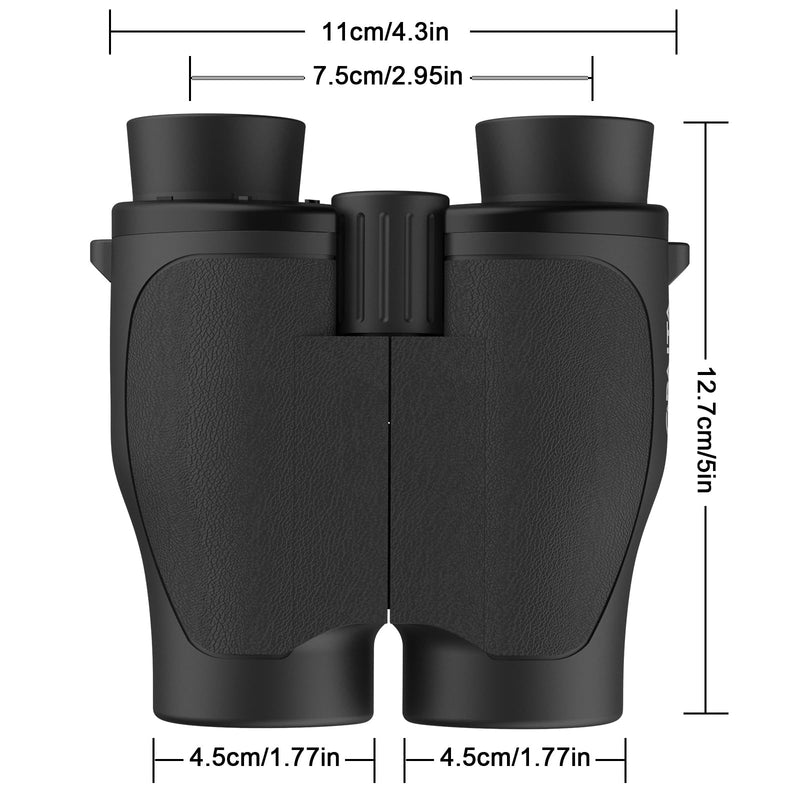20x32 Compact Binoculars for Bird Watching - OPAITA High Powered Small Binoculars for Adults Kids with Low Light Vision for Hunting Cruise Trip Travel Concert Hiking A.20x32-Black