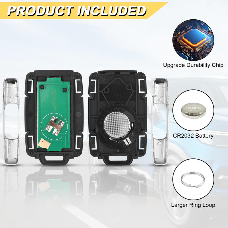 [AUSTRALIA] - Key Fob Replacement for 2014-2020 Chevy Silverado 1500 2500 3500/15-21 Colorado/ 2015-2021 GMC Canyon/ 14-20 Sierra Car Keyless Entry Remote Control, M3N-32337100, 4 btn 