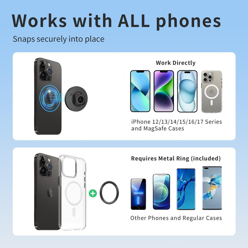 Car Phone Holder for Mercedes Benz E-Class 2016–2023 & CLS 2018–2023, Vehicle-Specific Air Vent Magnetic Phone Mount, Strong Magnetic Hold Compatible with All Smartphones, Mercedes Benz Accessories Magnetic Phone Holder