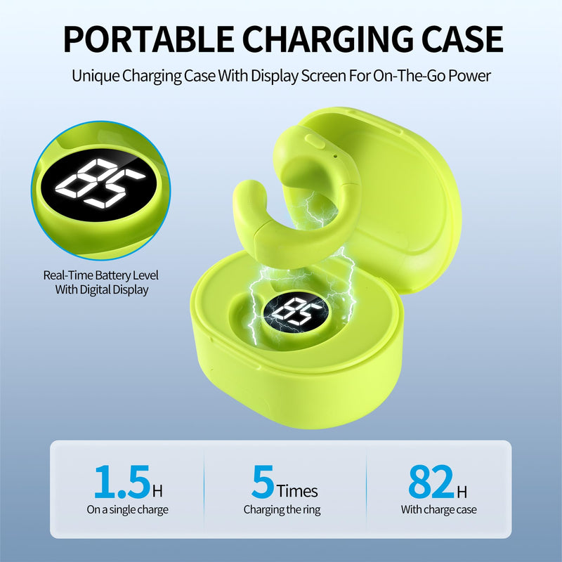 Upgrade TikTok Ring, Kindle Holder with Remote Page Turner, TIK Tok Scrolling Ring, Bluetooth Camera for iPhone, iPad, iOS Android Cell Phone-Green Green