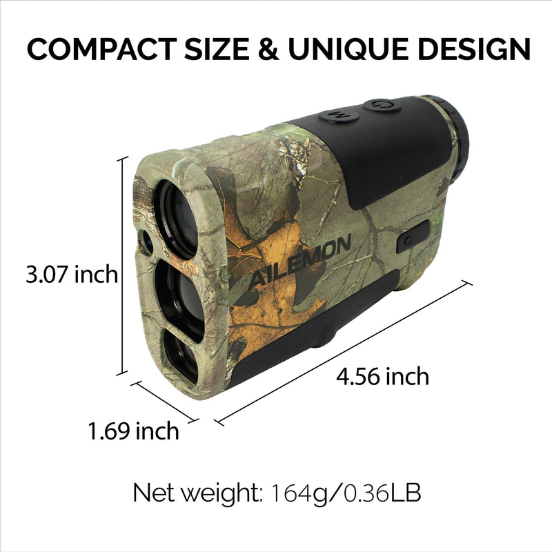 [AUSTRALIA] - AL51 Rangefinder Hunting Laser Range Finder Camo 900 Yards Waterproof Archery Rangefinders Multi Functional Distance/Angle/Speed/Scan 6X Magnification 