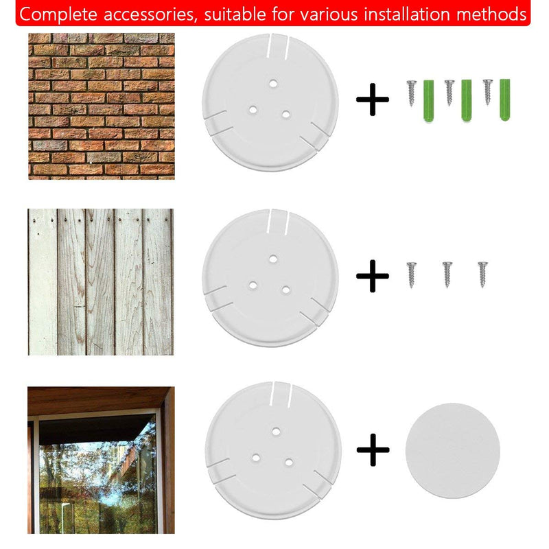 (Pack of 4) Aboom Wall Mount Compatible with Yi Home Camera Customized Stand Bracket for YI 1080p/720p Home Camera Designed for USA (NOT INCLUDED CAMERA)
