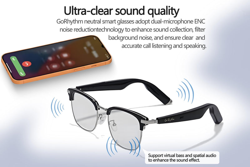 AI Smart Glasses with Bluetooth Safety Glasses For Work Face-to-Face AI Wireless Translation Glasses & Call Translation for Hands-Free Music Playback and Calls.Audio glasses.UV Protection,Waterproof.