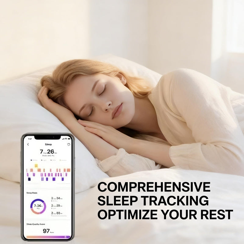 Retro Smart Ring for Women Sleep Fitness Tracking, White, 9#