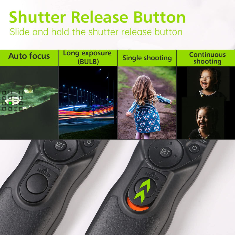 [AUSTRALIA] - Intervalometer HANPUSEN Camera Timer Remote Shutter Release Time Lapse for Nikon D3, D4, D4s, D5, D6, D800, D850, D800E, D810, D810A, D700 N8 for Nikon 