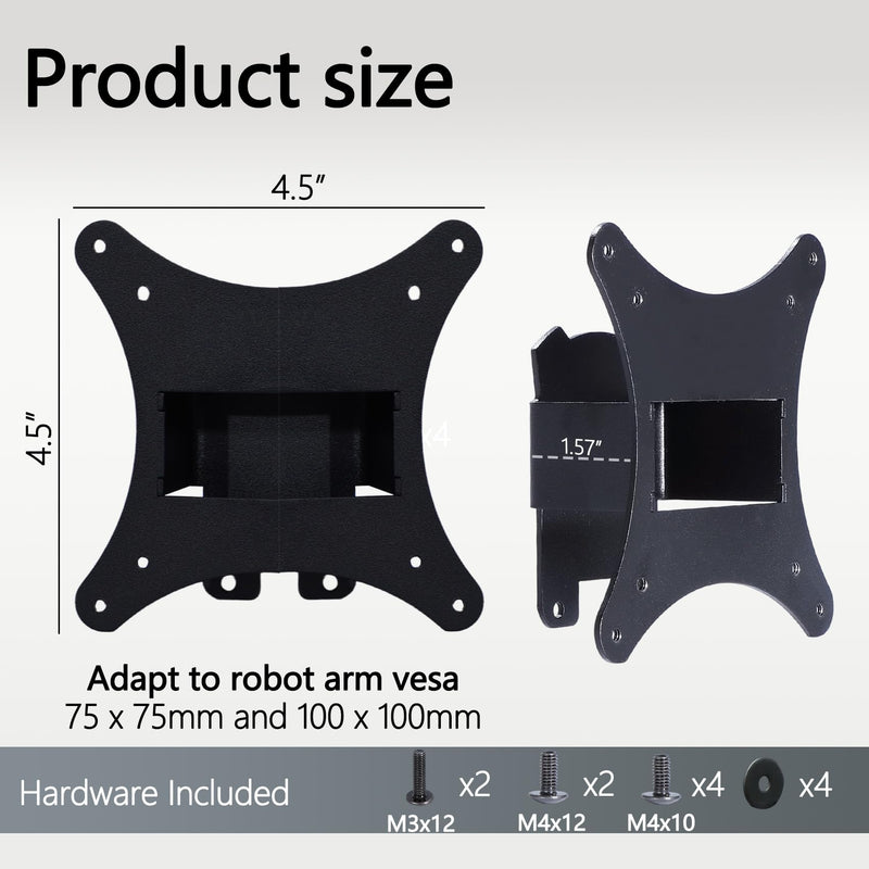 PG27AQDP VESA Adapter Compatible with ASUS ROG 27" 34" Monitor | （Fits XG27AQDMG,PG27AQDM,PG27AQDP,PG32UCDP,PG34WCDM）– 75x75 to 100x100 wall mount Bracket