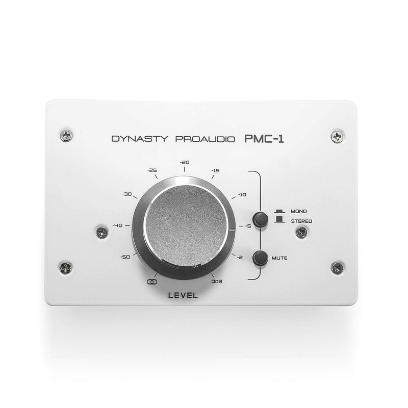 DYNASTY PROAUDIO PMC-1 Premium Passive Stereo Monitor Volume Controller With Large Volume Knob For Extremely Precise Level Adjustments 1x1