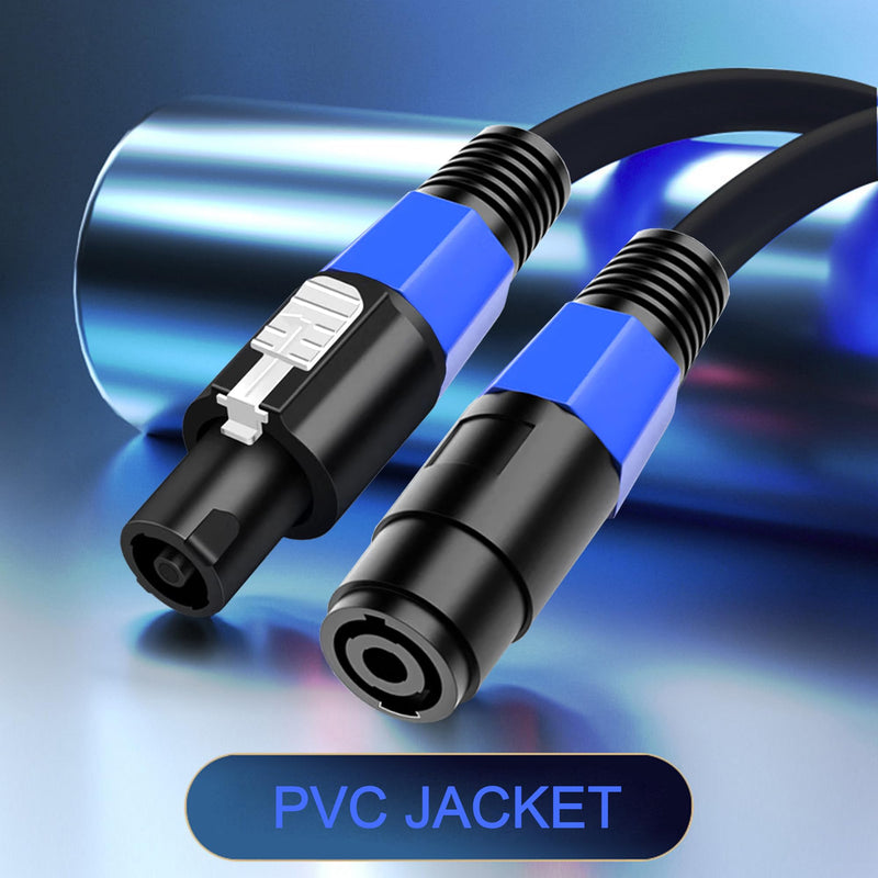 [AUSTRALIA] - LanSenSu Speakon Splitter Cable,1 Male to 2 Female XLR Y Splitter Speakon Splitter Cable Speakon 1-Male to 2-Female（2Pack） 