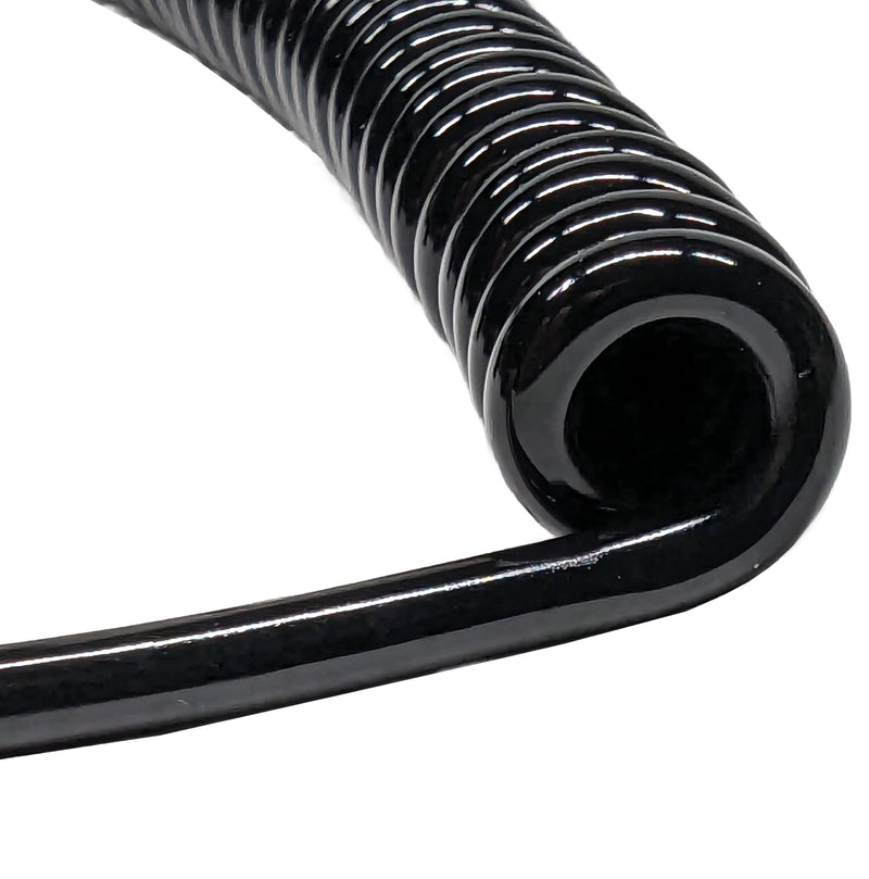 [AUSTRALIA] - 2-Pcs Coiled Low-Profile 3-Pin XLR Female to XLR Male Adjustable-Angle Cable for Sound Devices 302, 552, 633, 688, 788T Mixer, Zaxcom, Zoom F8, 20-Inches, Black and White 2-Pcs, Black + White 