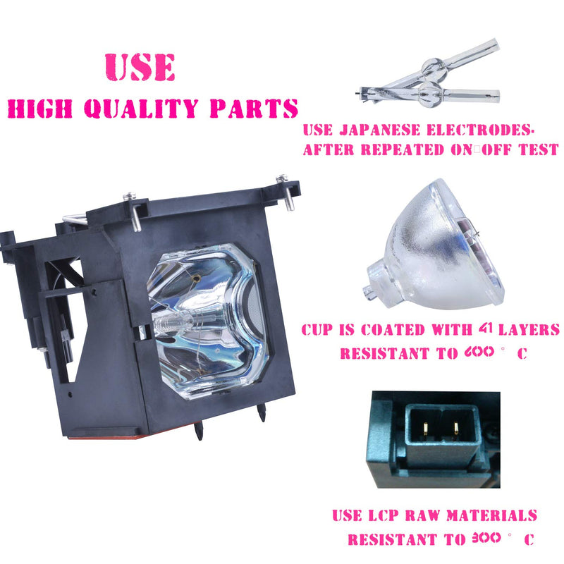 ZECARFA LMP-H200 Replacement Lamp Bulb for Sony VPL-VW40 VPL-VW50 VPL-VW60 Projector Lamp with Housing
