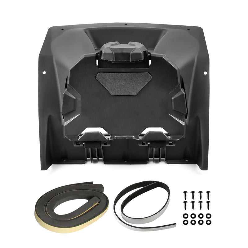 Tablet Holder for Yamaha RMAX2 / RMAX4 1000 2021-2023, Black, Portable Electronic Device Mount, Compatible with Smartphones | Adjustable Navigator Mount, Extra Storage Box, Matte Black, Portable Ipad Mount Holder, Durable PP Plastic, Easy Installtion