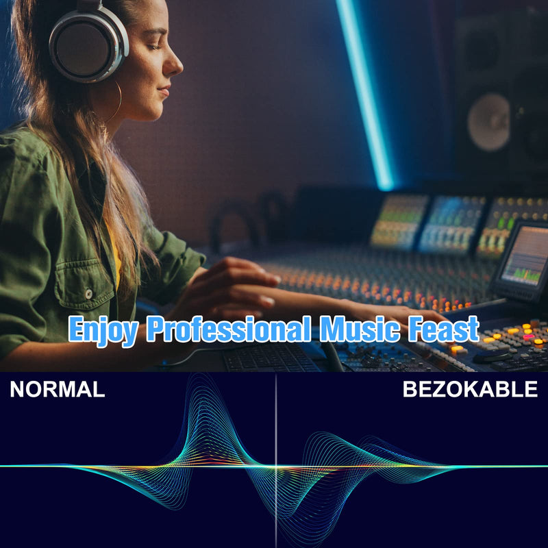 [AUSTRALIA] - Kigeli XLR Y Splitter Cable 1 Female to 2 Male Patch Cable Balanced Microphone Cord Audio Adaptor for Speaker Stereo Mic to L and R Audio Track, 1 Foot(10 Pcs) 10 