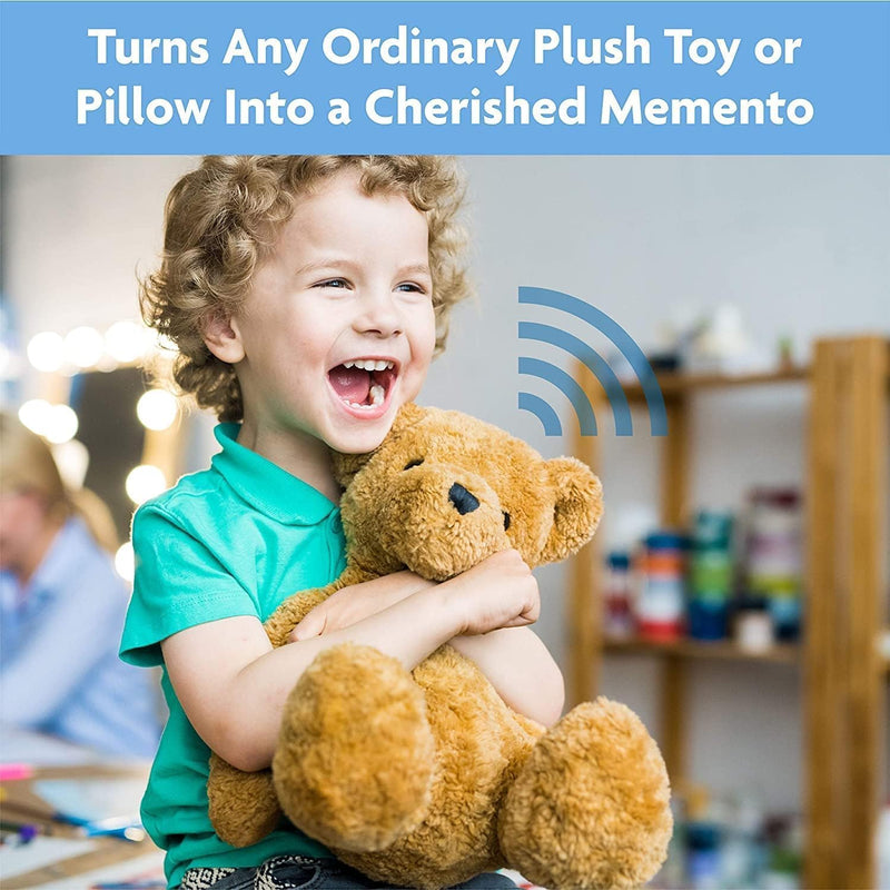 60 Second Multi-Message Voice Recorder, Record Custom Messages for Plush Toy, Stuffed Bear Toy, Baby Doll Toy, and Pillow - 2 Pack 60 Sec - Pack of 2