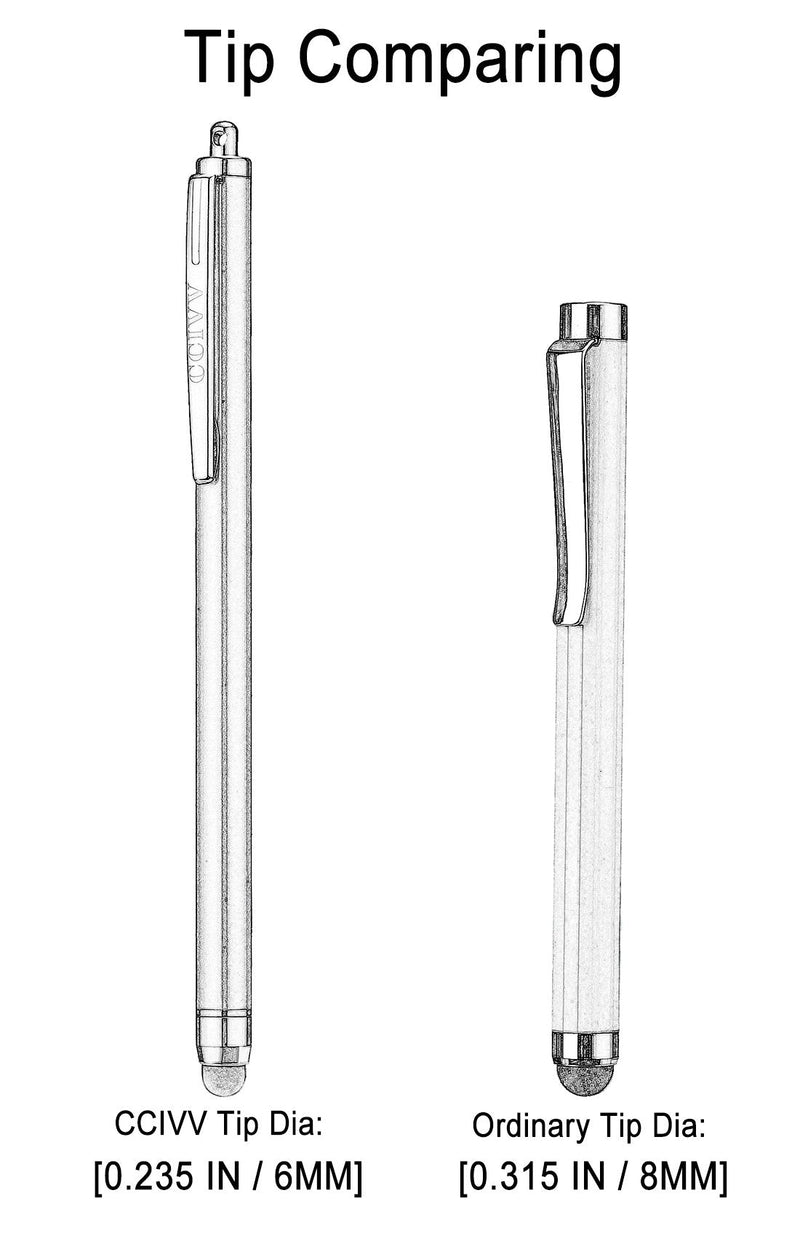 Stylus Pens for Touch Screens iPad iPhone Kindle Fire (Pink/Purple/Aqua Blue) Pink/Purple/Aqua Blue